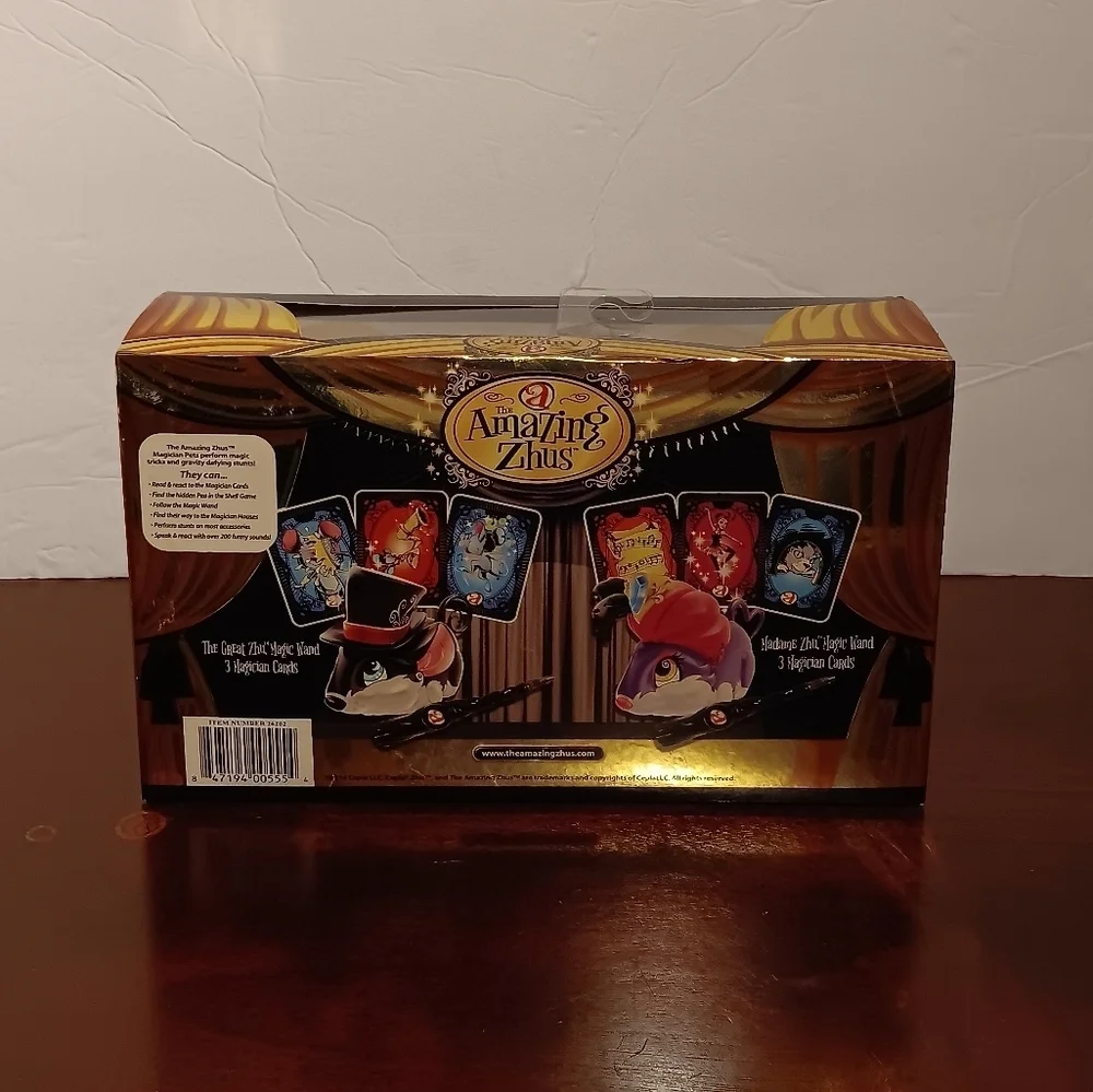 The Amazing Zhus Magician Mouse Pet Set Toy Bundle NWT